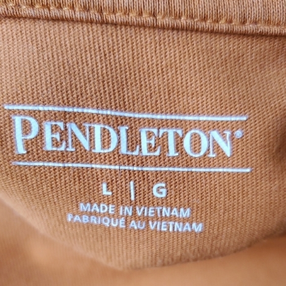 Pendleton Orange Short Sleeve Tee - Picture 2 of 6